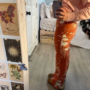 Urban Outfitters Flare Floral Pants